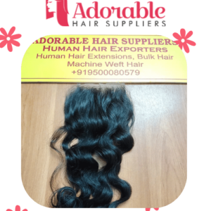 WHOLESALE PRICE _ 5_x5_ Closure Raw Indian Wavy Hair