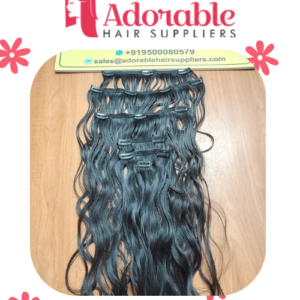 WHOLESALE PRICE _ CLIP-IN HAIR EXTENSIONS- Raw South Indian