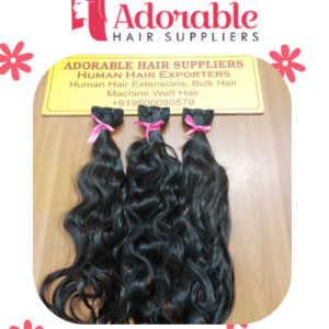 WHOLESALE PRICE _ NATURAL WAVE - RAW HAIR BUNDLES(100 gram - 3.5 oz)